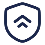 Shield Up SVG Icon
